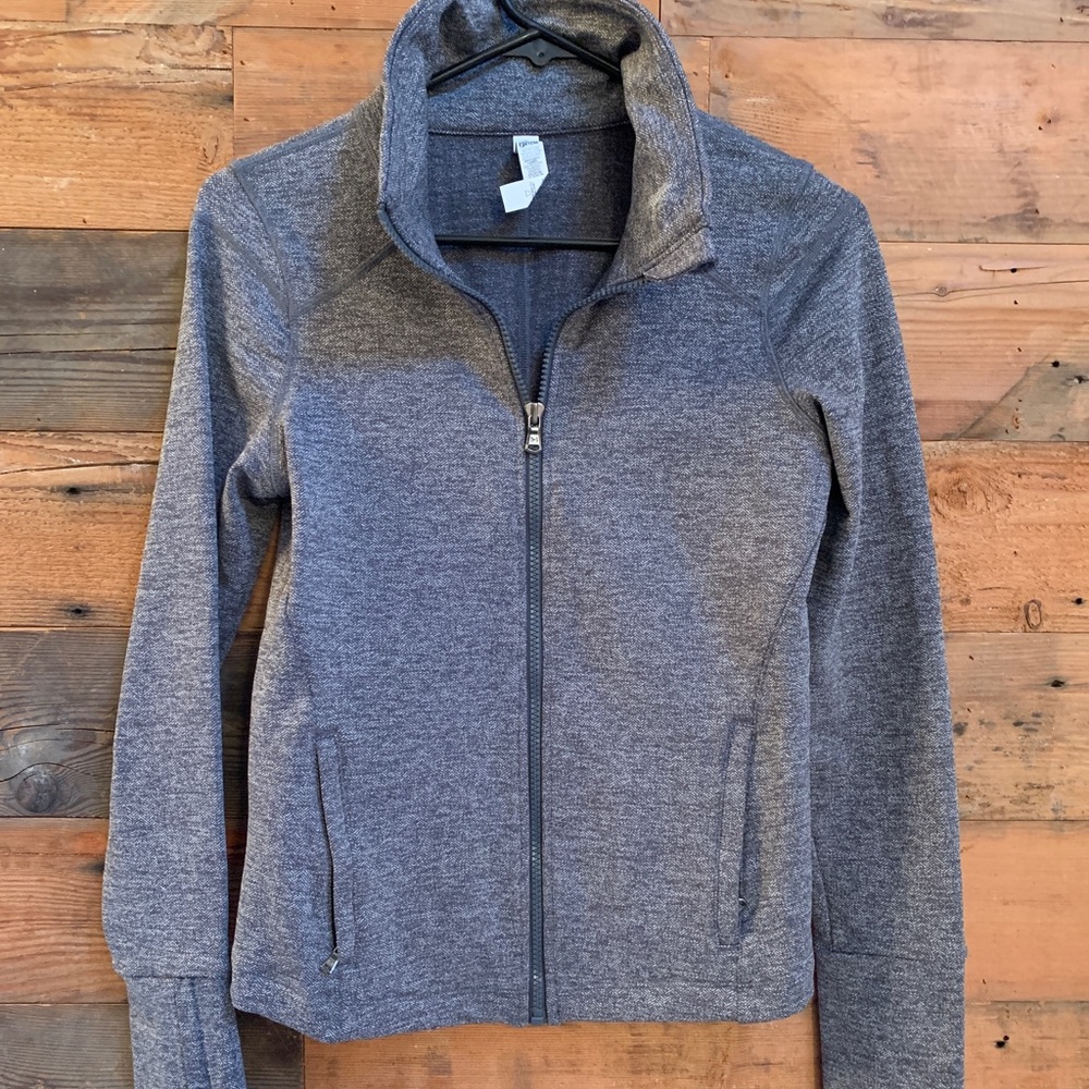Under armor cold weather zip up with thumb holes